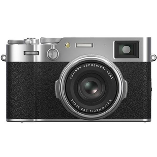 A profile shot of the Fujifilm x100 camera