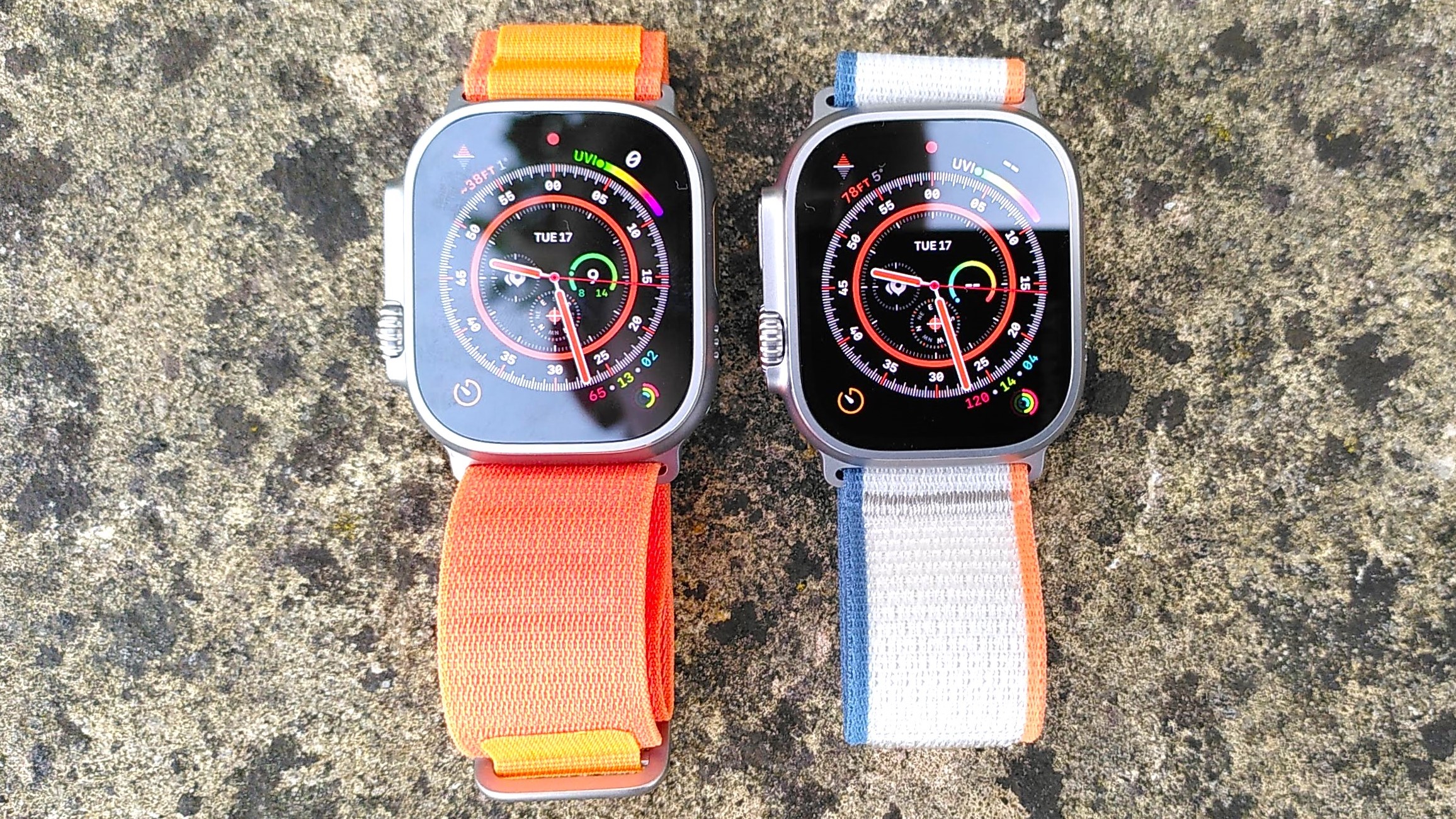 apple watch ultra vs ultra 2 size