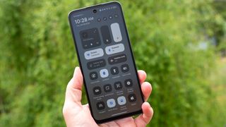Quick toggles on the TCL NXTPAPER 70 Pro's display