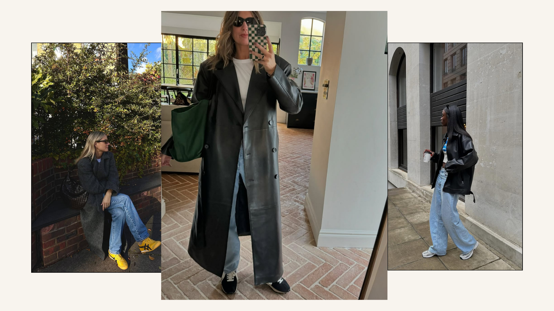 Autumnal trainers outfits