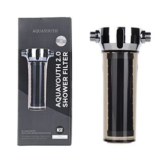 Aquayouth 2.0 Carbon Shower Head Filter System | Removes Chlorine, Heavy Metals, and More | Great for Dry Skin/ Hair, and More | Nsf Certified