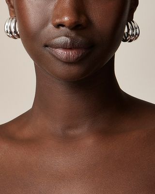 Textured Hoop Earrings