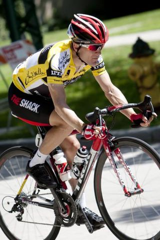 Leipheimer rode a controlled race to hang on to yellow.