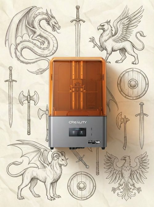 Creality Halot-Mage S 14k Resin 3D Printer