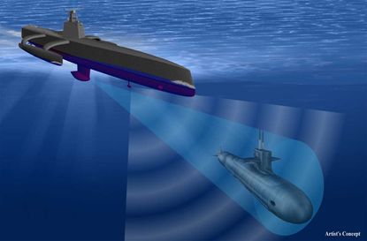 Unmanned Submarine Hunter