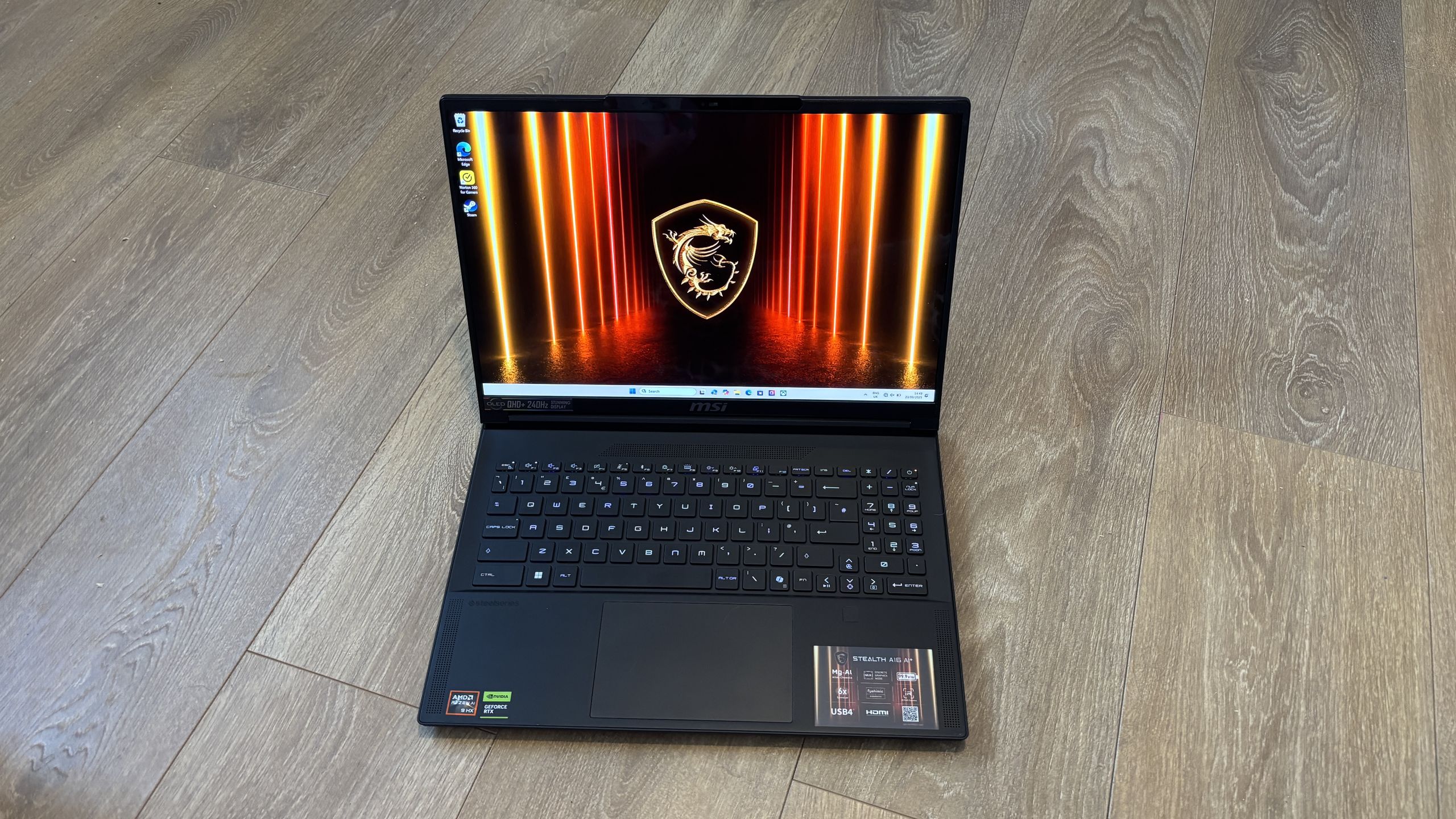 MSI Stealth A16 AI+ review: thin, light, and hot