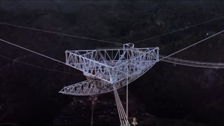 Arecibo radio observatory shown in Species (1995)