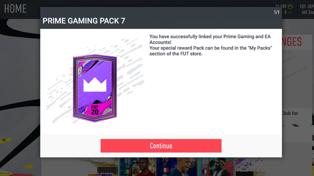 EA Sports FC 24 Prime Gaming Pack: How to claim your free FUT