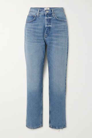 + Net Sustain '90s Mid-Rise Straight-Leg Organic Jeans