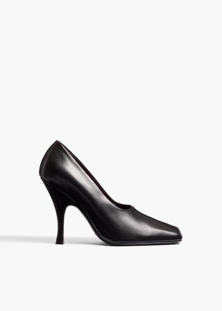 Khaite, Eva Pump in Black Leather