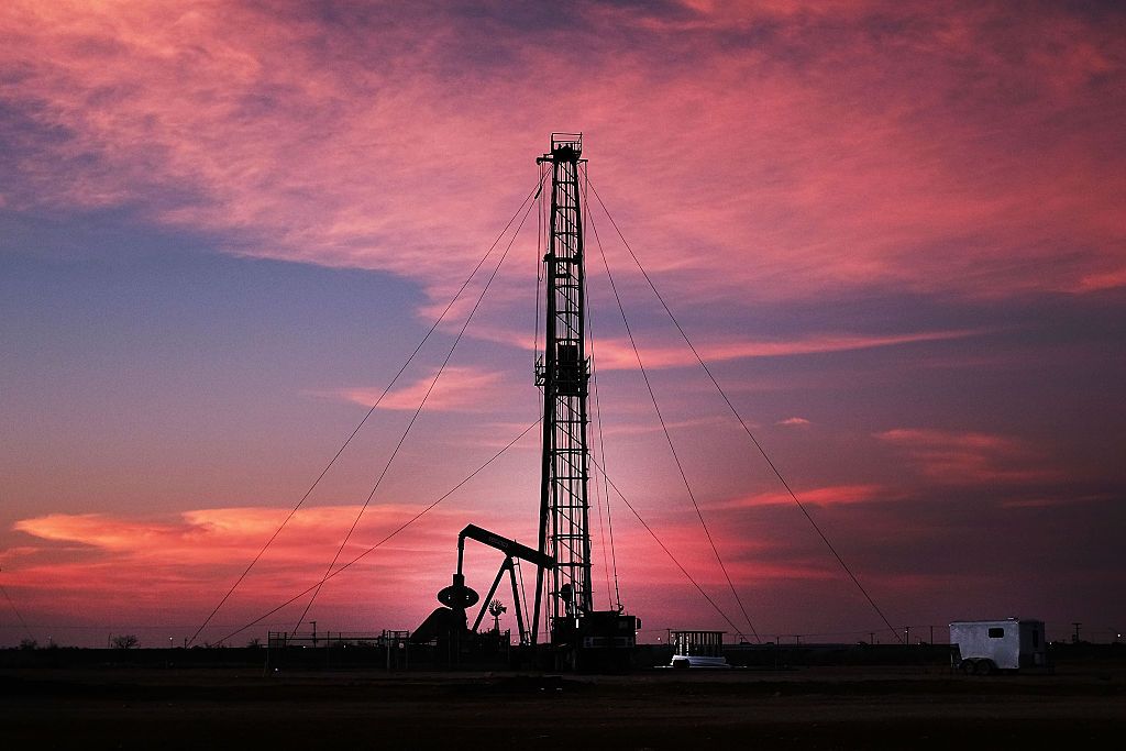 An oil drill in Texas.