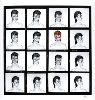 Brian Duffy (1933-2010) David Bowie, Aladdin Sane Contact Sheet 