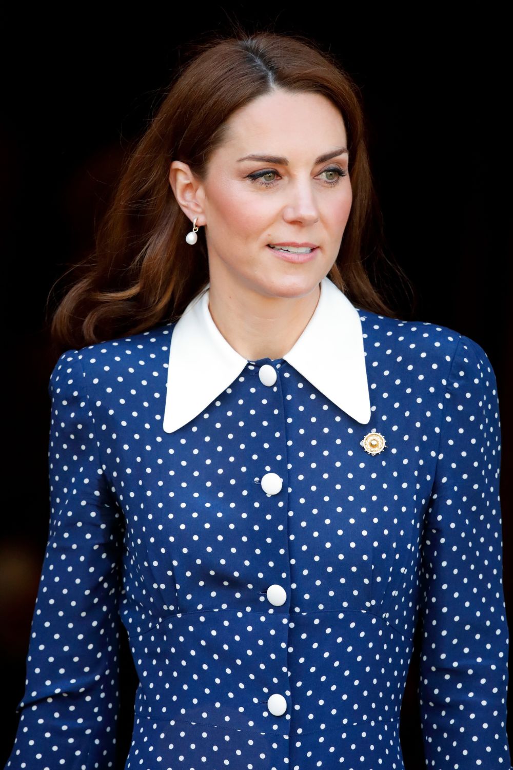 Kate Middleton wearing Annoushka Baroque Pearl Drop Earrings