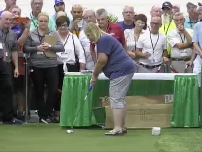 Woman Holes 100ft Putt To Win $25,000