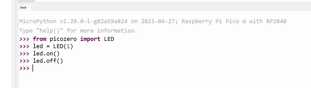 MicroPython v1.20 on Raspberry Pi Pico W