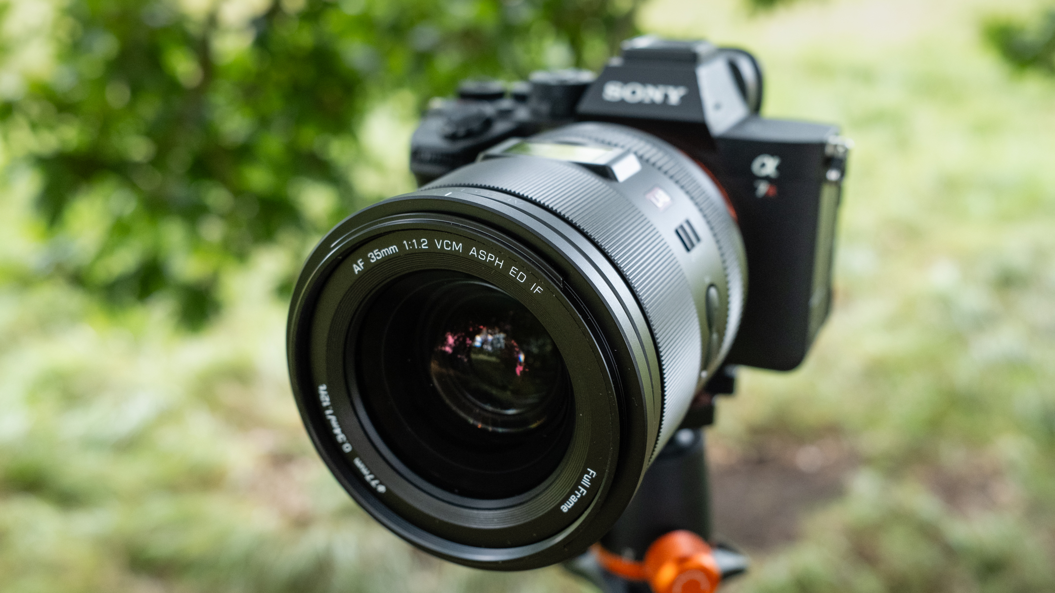 Viltrox AF 35mm f/1.2 LAB FE front element