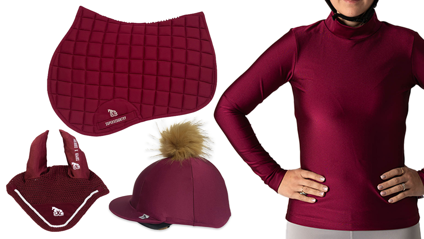 SXC burgundy matchy-matchy set