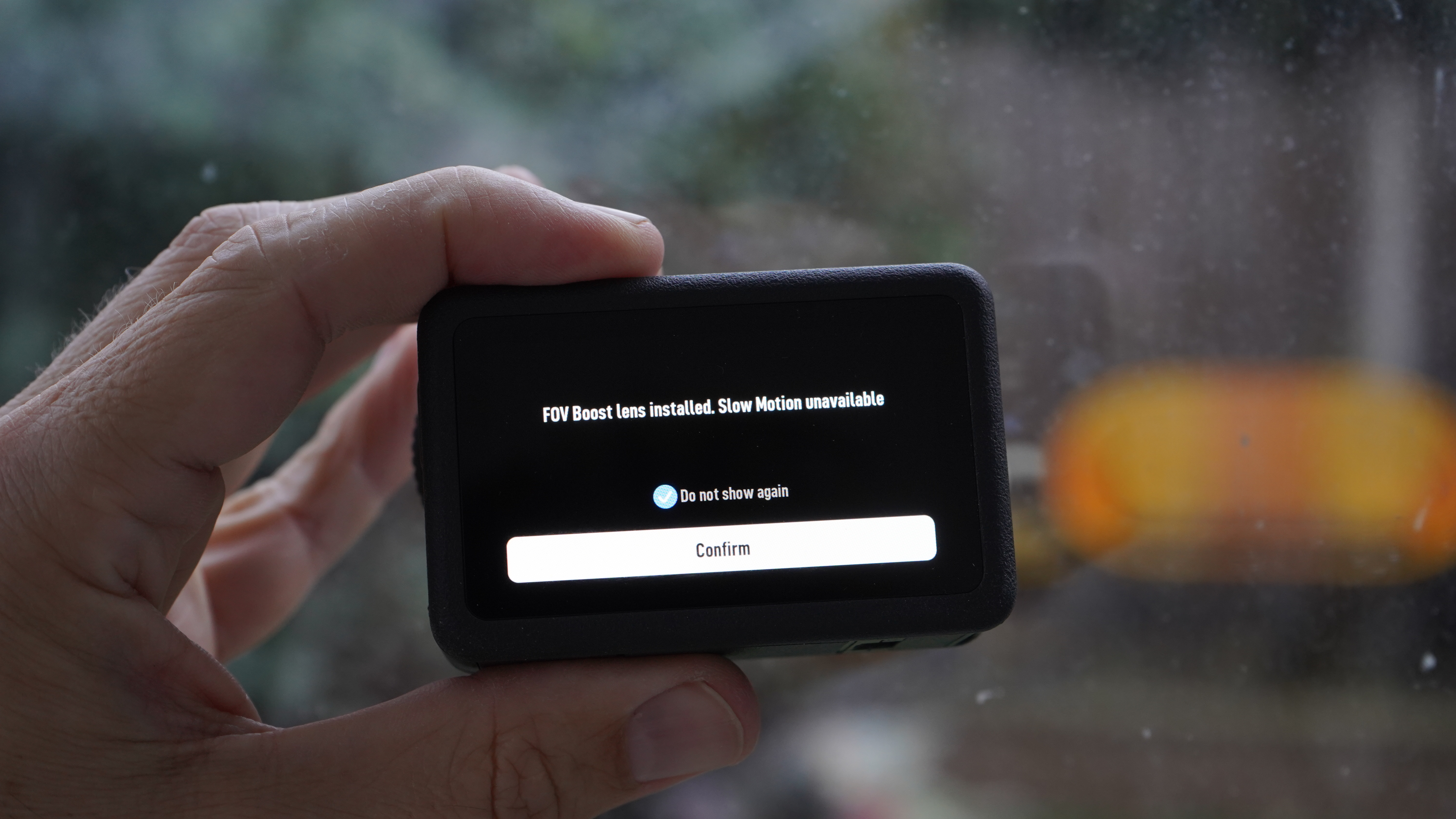 DJI Osmo Action 6 in hand