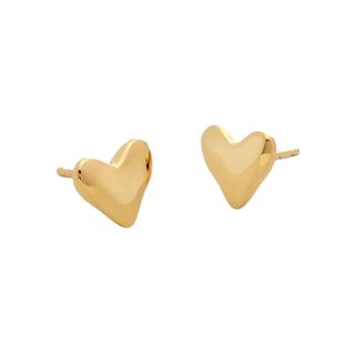 Monica Vinader Heart Stud Earrings
