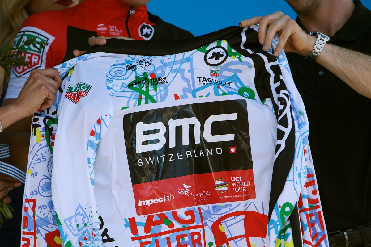 The Alec Monopoly designed best young rider jersey