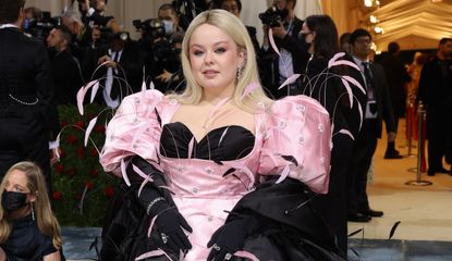 Nicola Coughlan Met Gala. Nicola Coughlan attends The 2022 Met Gala Celebrating "In America: An Anthology of Fashion" at The Metropolitan Museum of Art on May 02, 2022 in New York City
