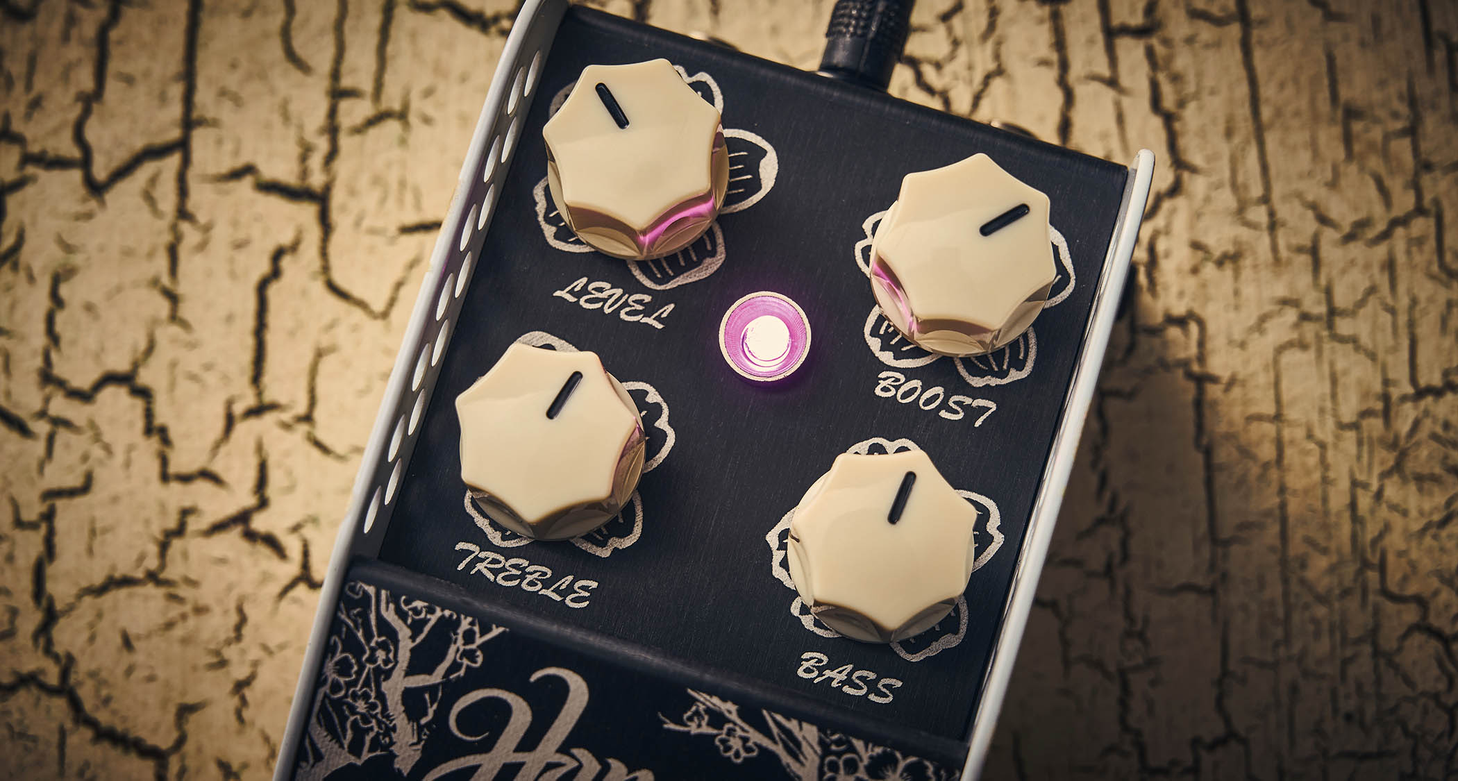 ThorpyFX Hanami Fuzz pictured against a cracked textured surface.