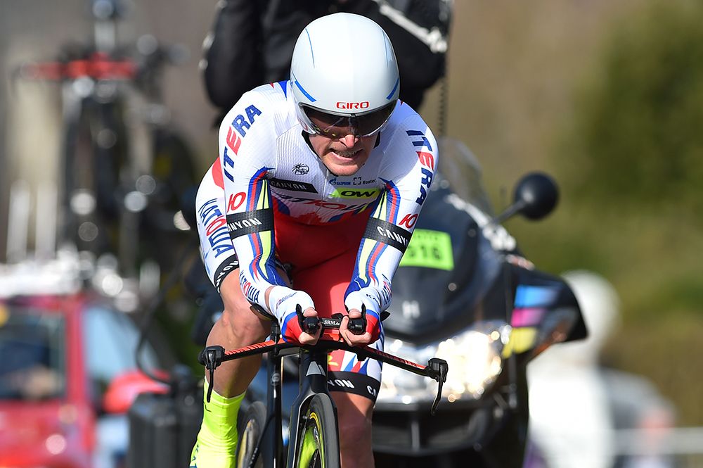 A Katusha rider