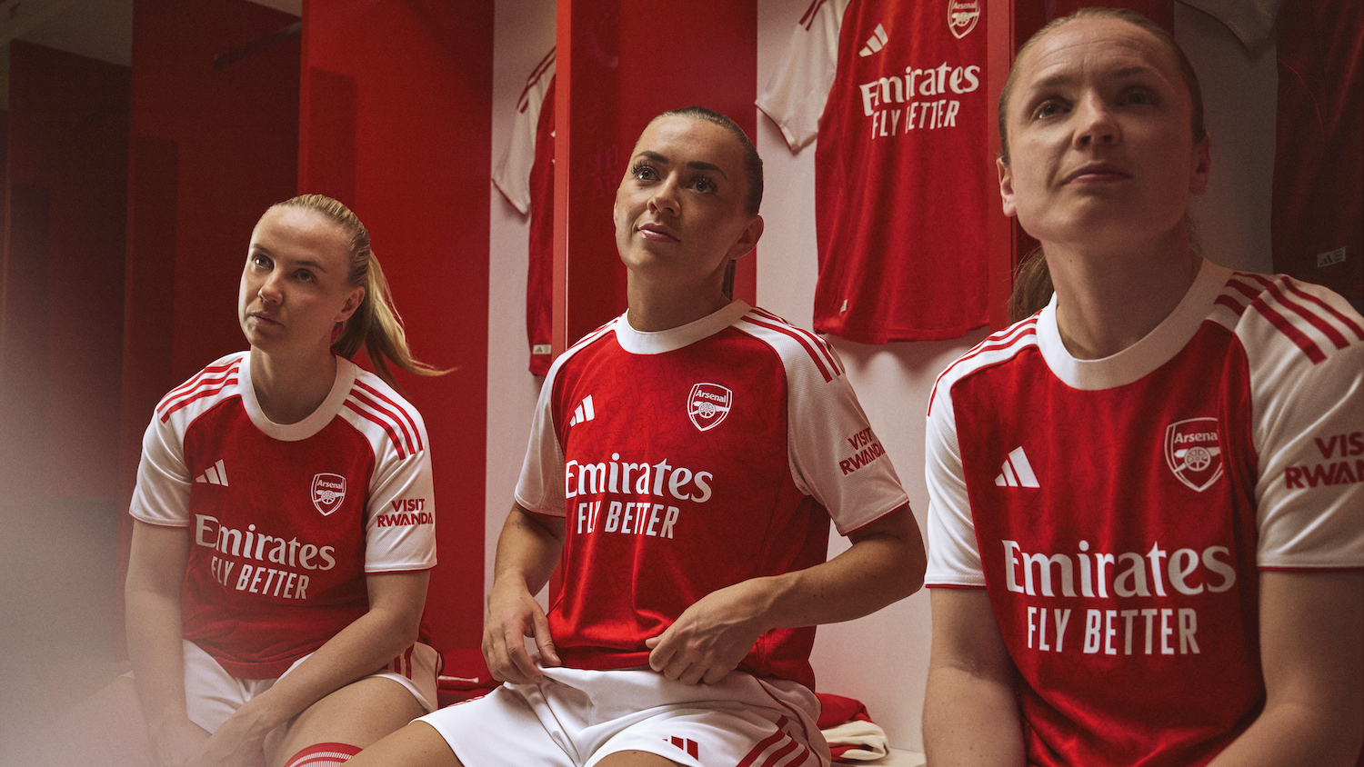 Arsenal's 2025/26 Adidas kit launch photoshoot