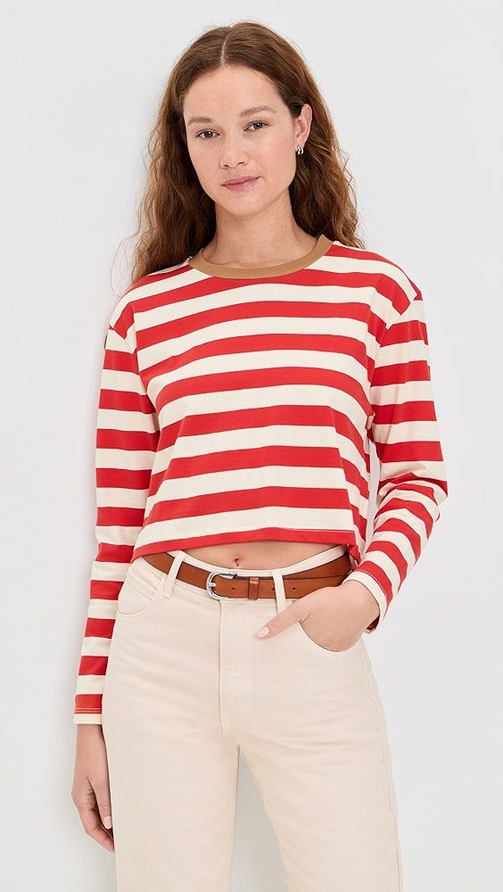 State & Lake Cricket Striped Tee