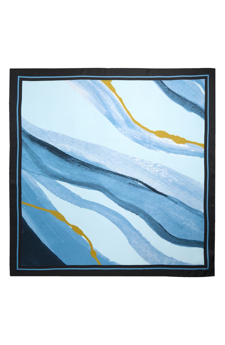 Printed Square Silk Scarf