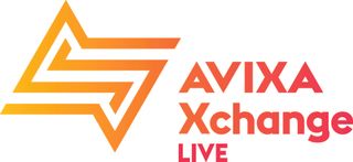 The AVIXA Xchange Live logo in orange and red.