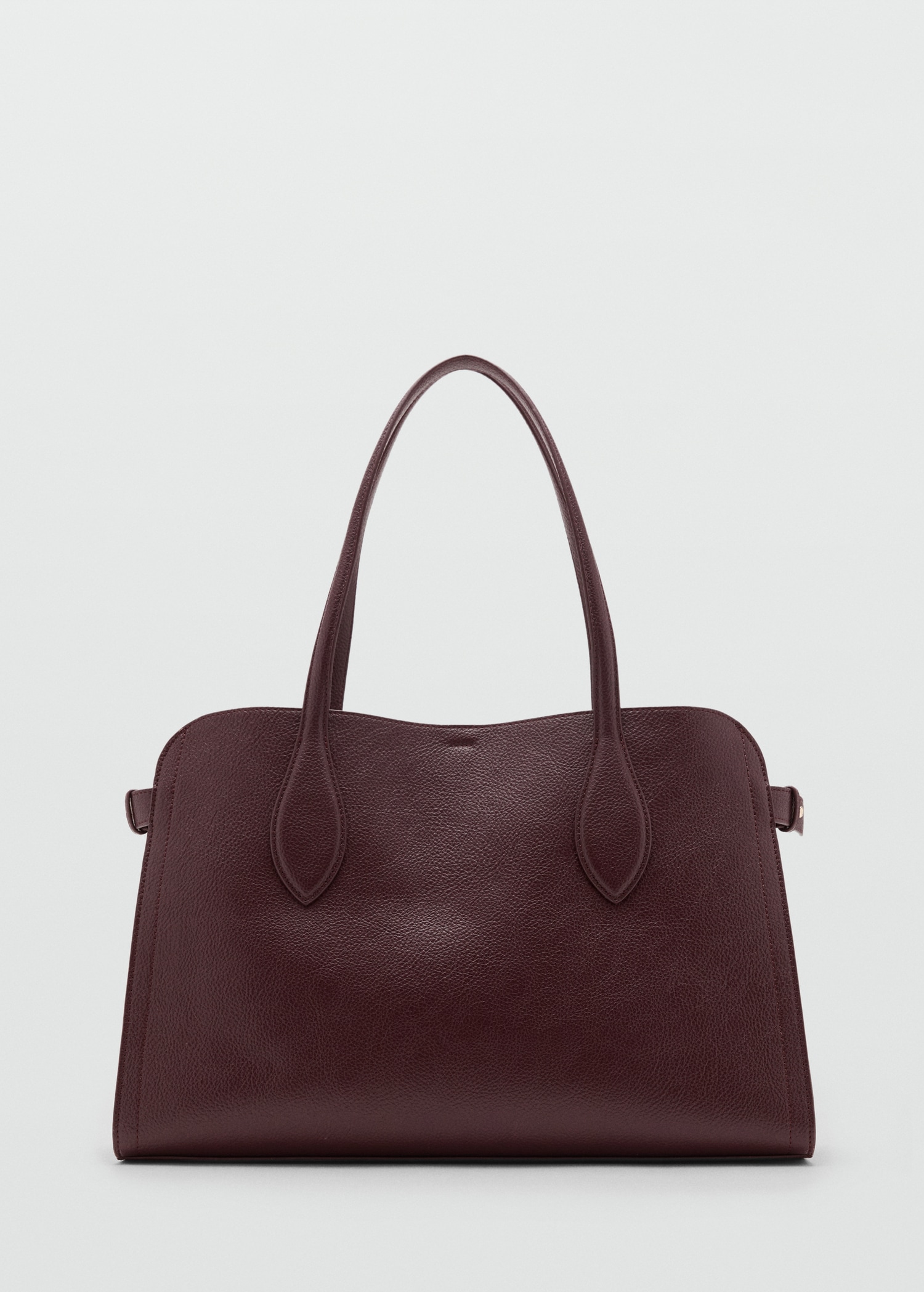 Medium Bag With Pebbled Effect Leather - Women | Mango Usa