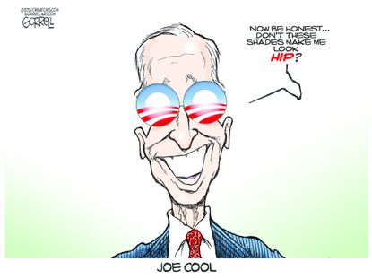 Political Cartoon U.S. biden obama