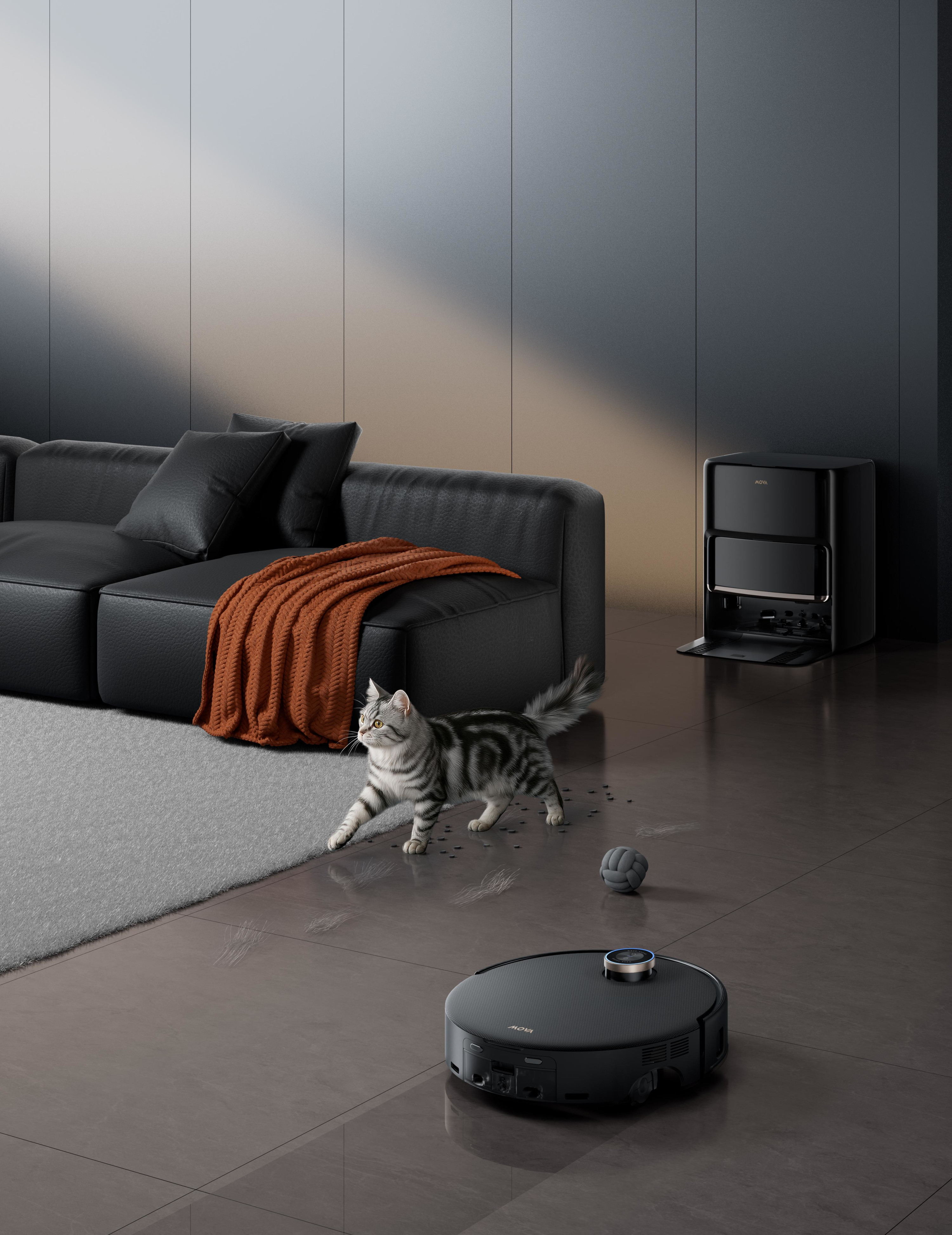 Mova Z60 Ultra Roller has a pet-avoiding mode