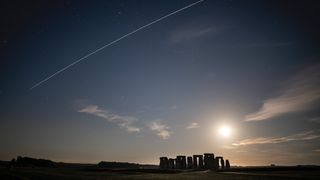 Josh Dury's image of the ISS passing over Stonehenge in the UK