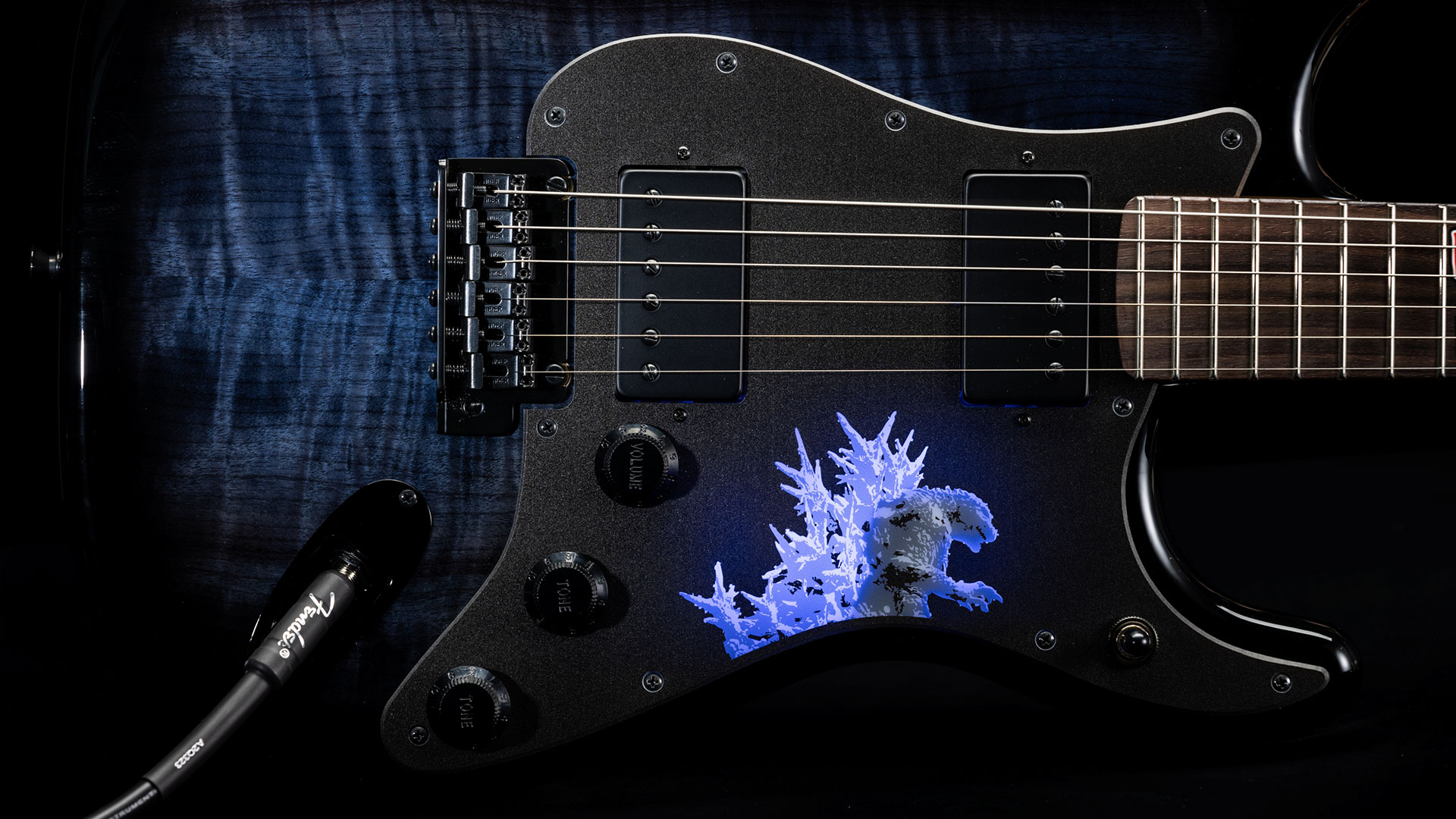 Scratchplate - featuring light-up Godzilla decal