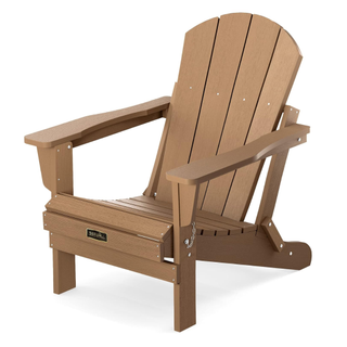 brown adirondack chair