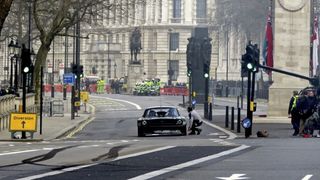 Top Gear pictured filming in Whitehall (MrG/LNP/REX/Shutterstock)