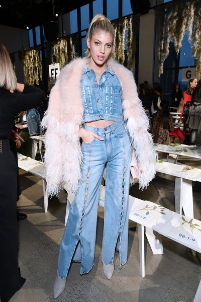 Fur, Jeans, Clothing, Fur clothing, Fashion, Denim, Textile, Haute couture, Outerwear, Fashion design,