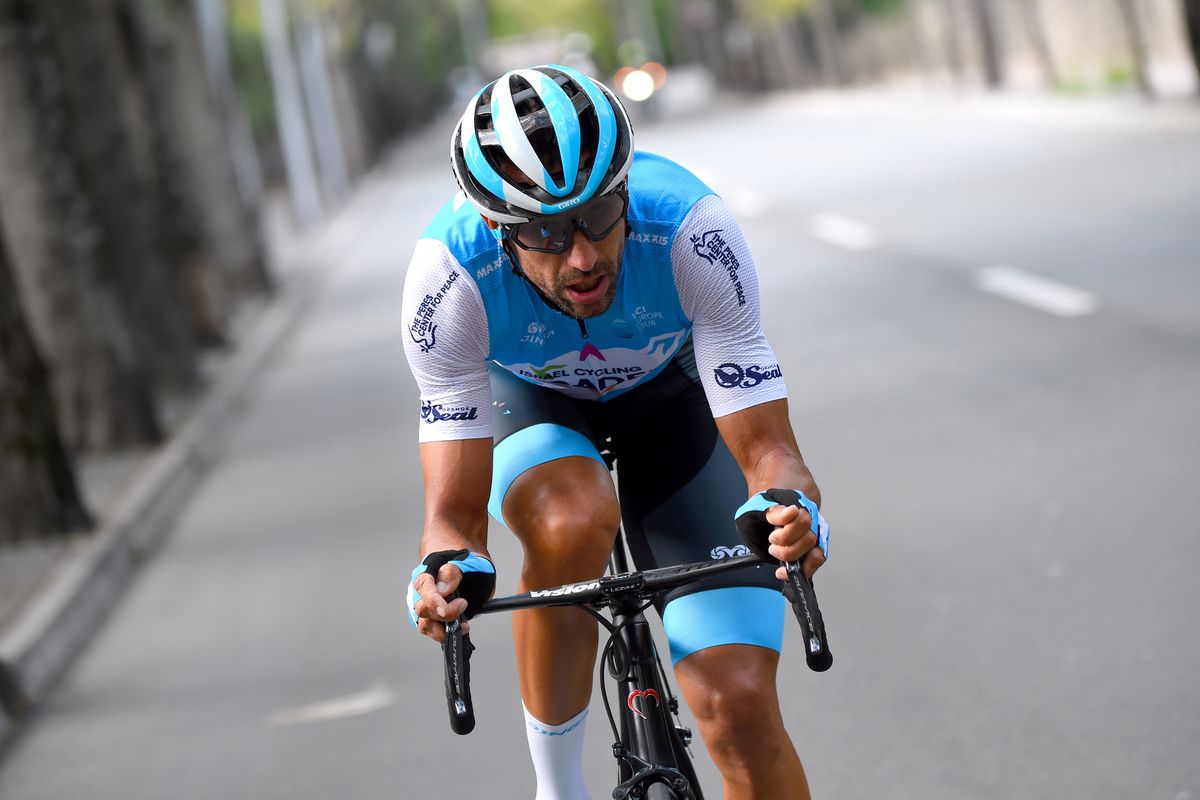 Ruben Plaza (Israel Cycling Academy) on the attack