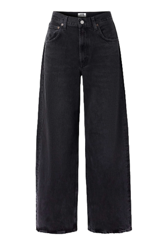 AGOLDE Low Curve Mid-Rise Wide-Leg Jeans