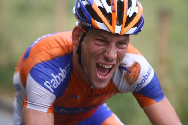 The rain didn't make it pleasant for the riders