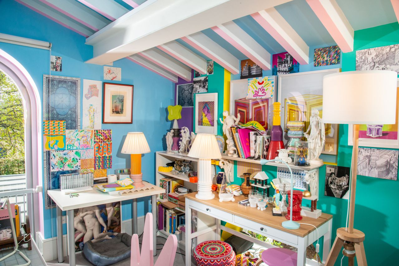 View of Adam Nathaniel Furman’s studio