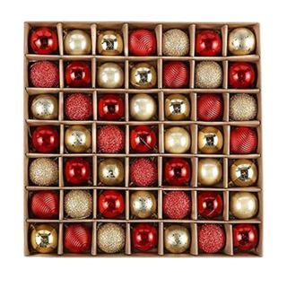 Valery Madelyn Red and Gold Baubles