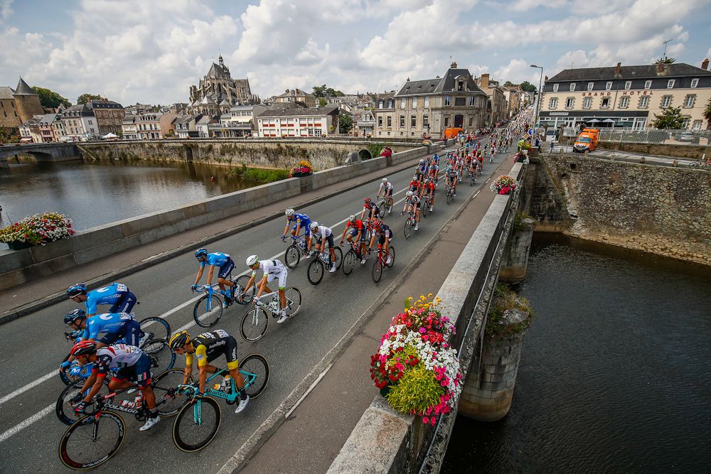 Scenery along the route of stage 7 at the Tour de France