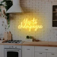 Etsy, Yes to Champagne neon sign ($43.88)