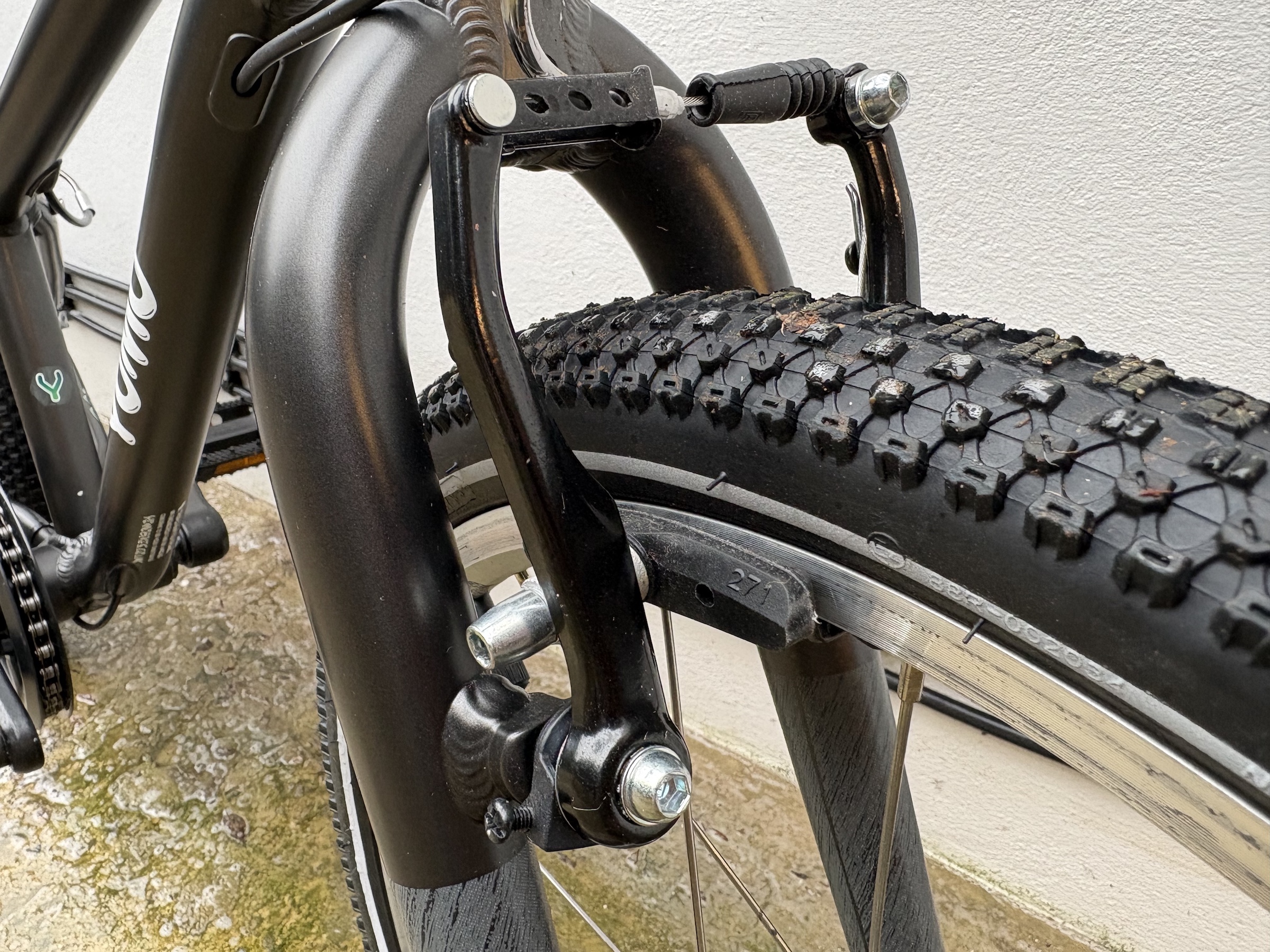 Yomo 20 kids bike front wheel and v-brake