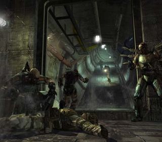 Quake Wars' gameplay will emphasis teamwork and strategy, with games supporting up to 24 players in a single game at optimum performance levels.