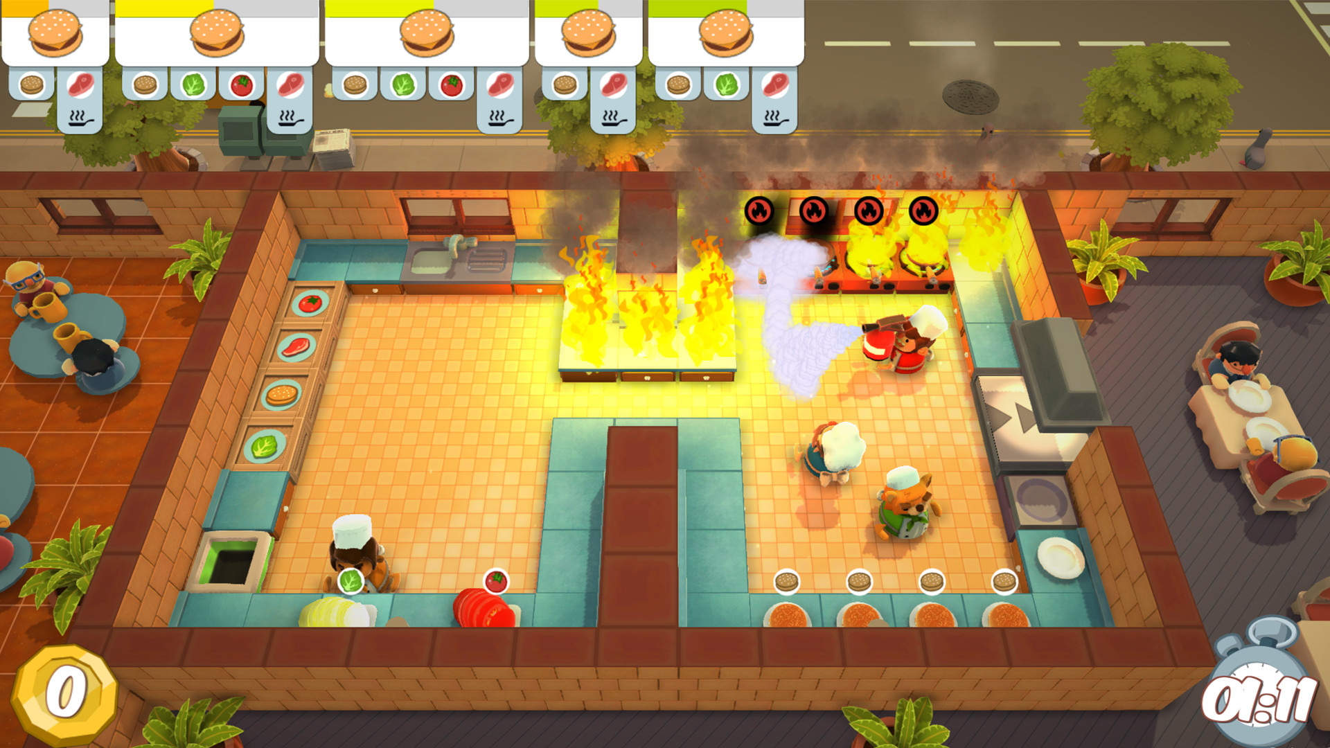 best co-op pc games: Overcooked