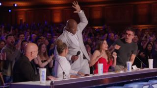 Terry Crews hitting the golden buzzer in Episode 4 of America's Got Talent Season 20